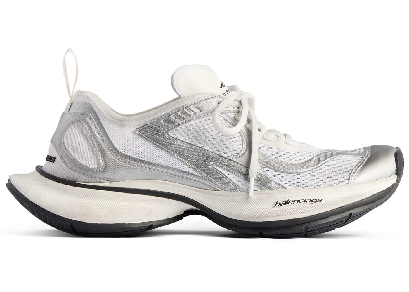 Balenciaga Circuit Sneaker Worn-Out - White Silver