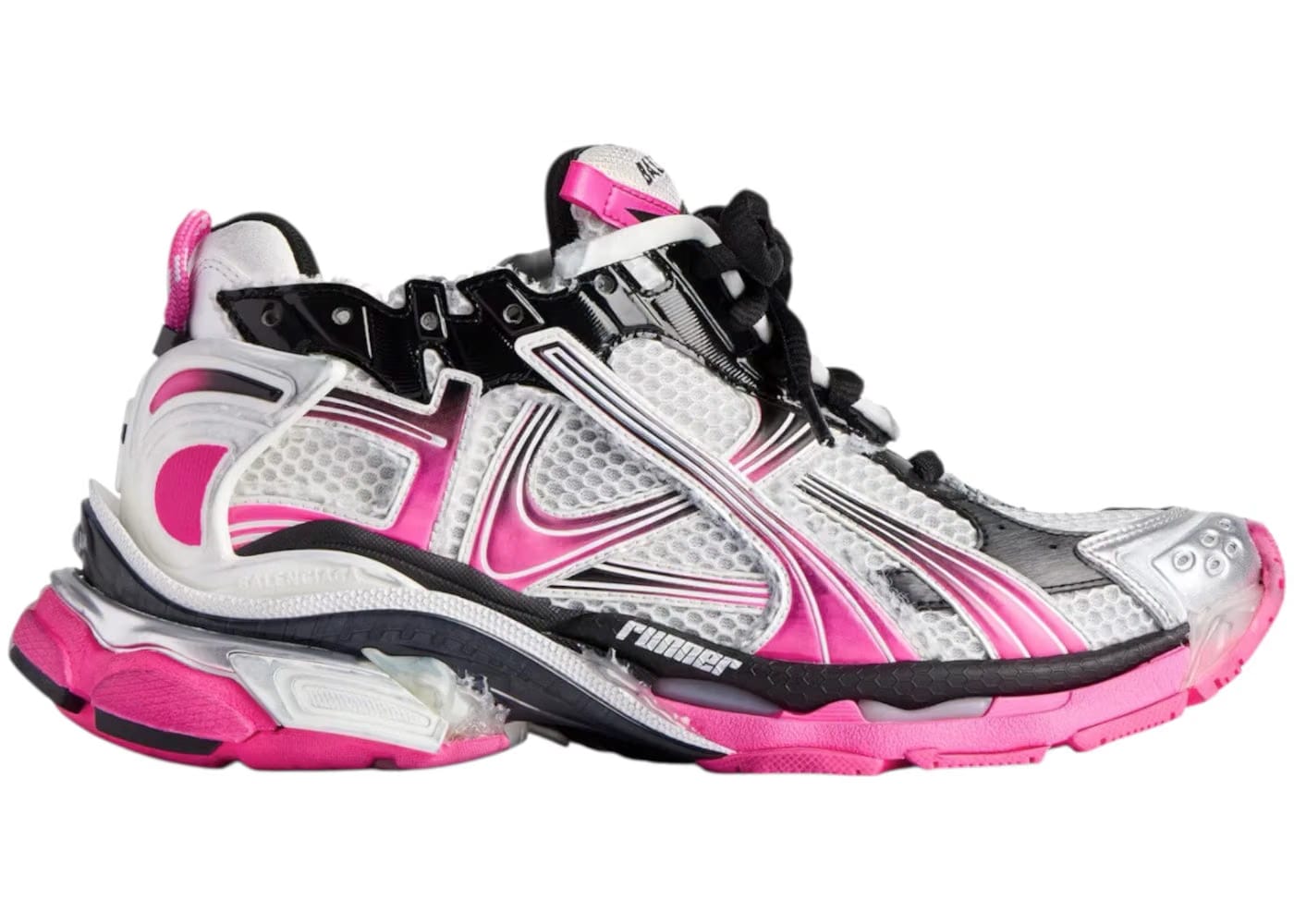 Balenciaga Runner White Pink Black Womens