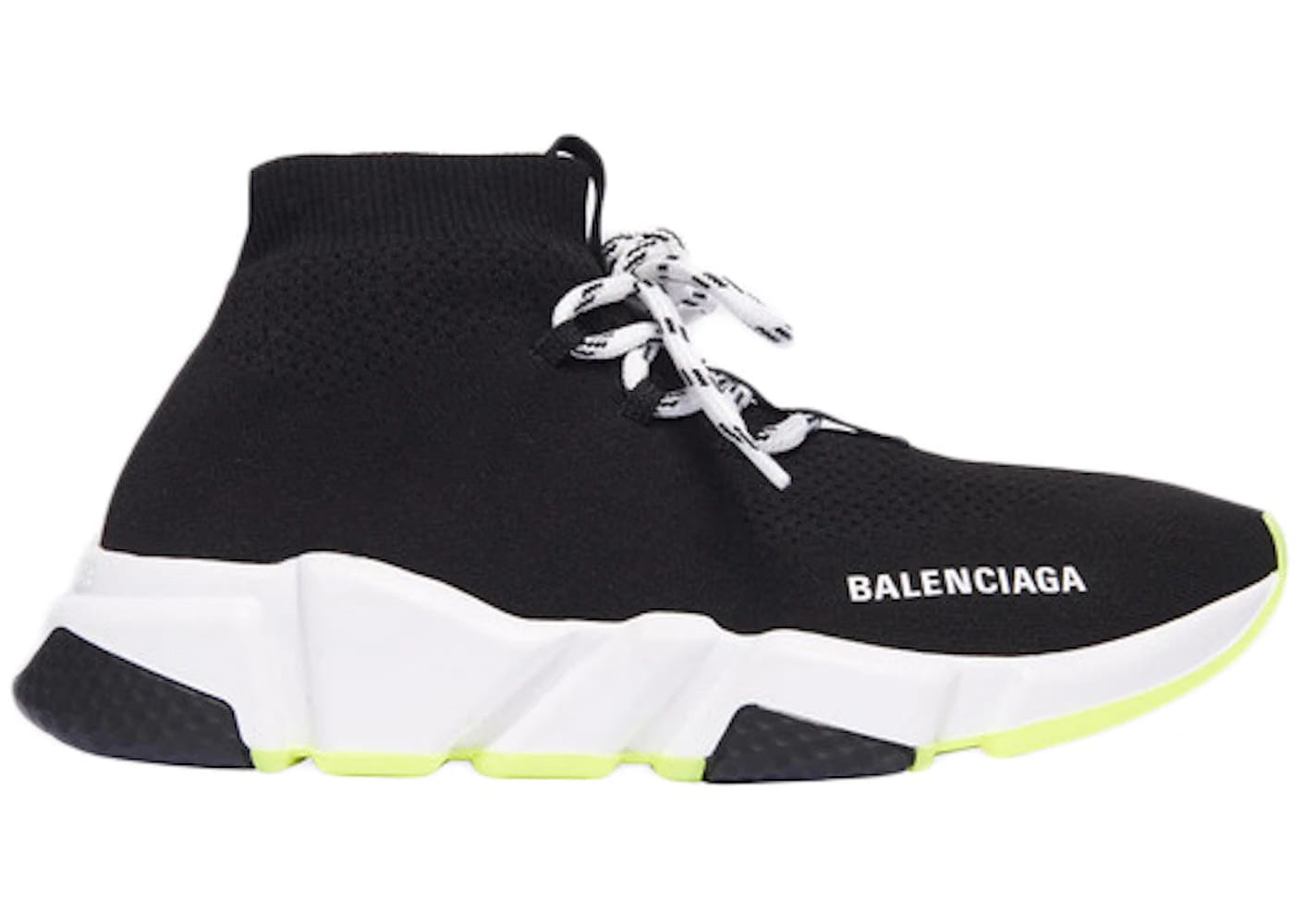 Balenciaga Speed Lace Up Yellow Sole Womens