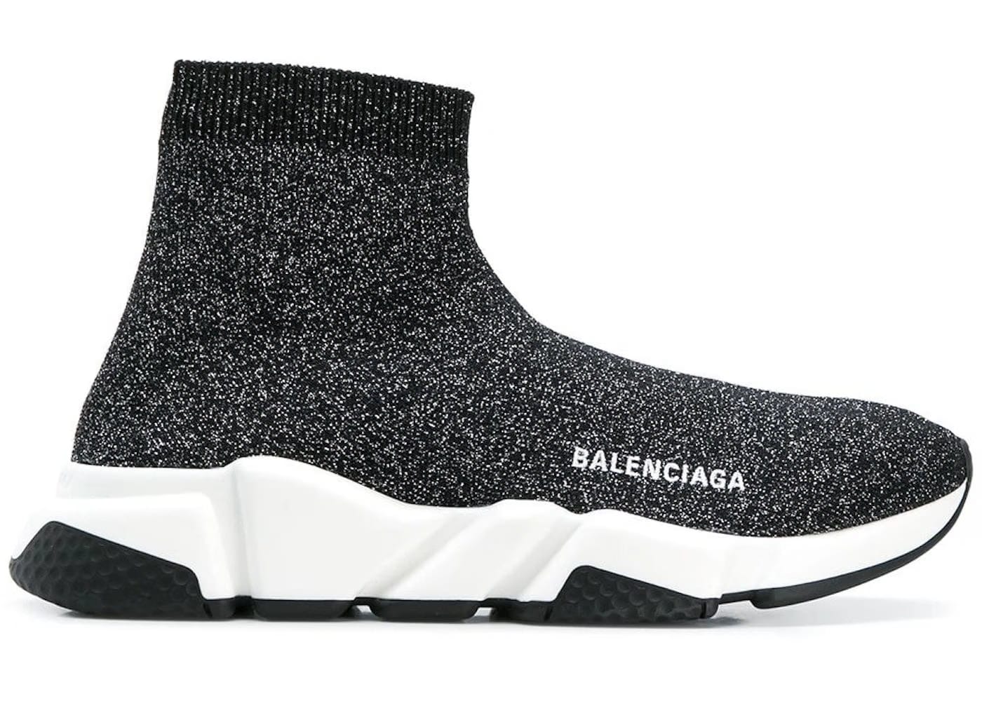 Balenciaga Speed Trainers Mid Lurex Knit Womens