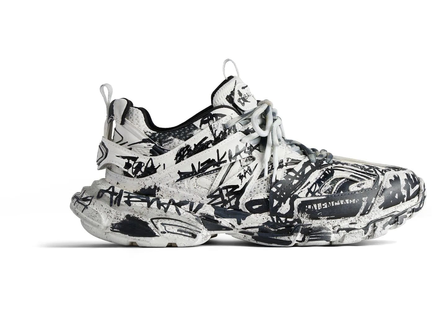 Balenciaga Track Sneaker Graffiti - White Black