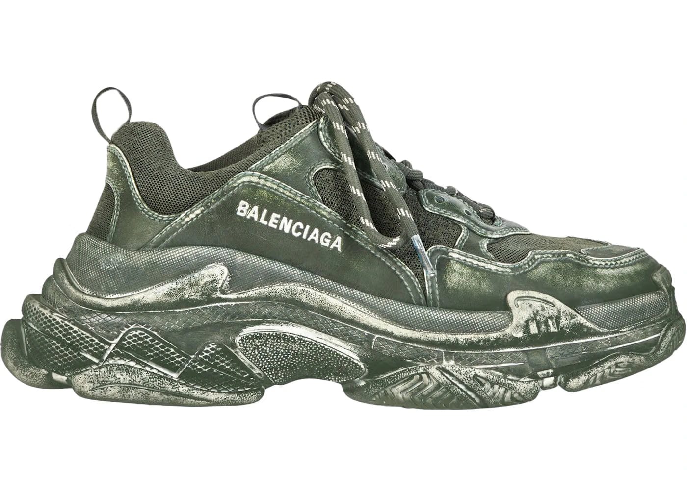 Balenciaga Triple S Sneaker Dark Green