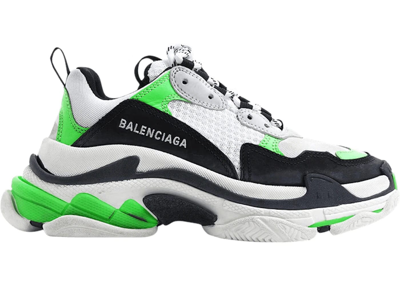 Balenciaga Triple S Green Womens