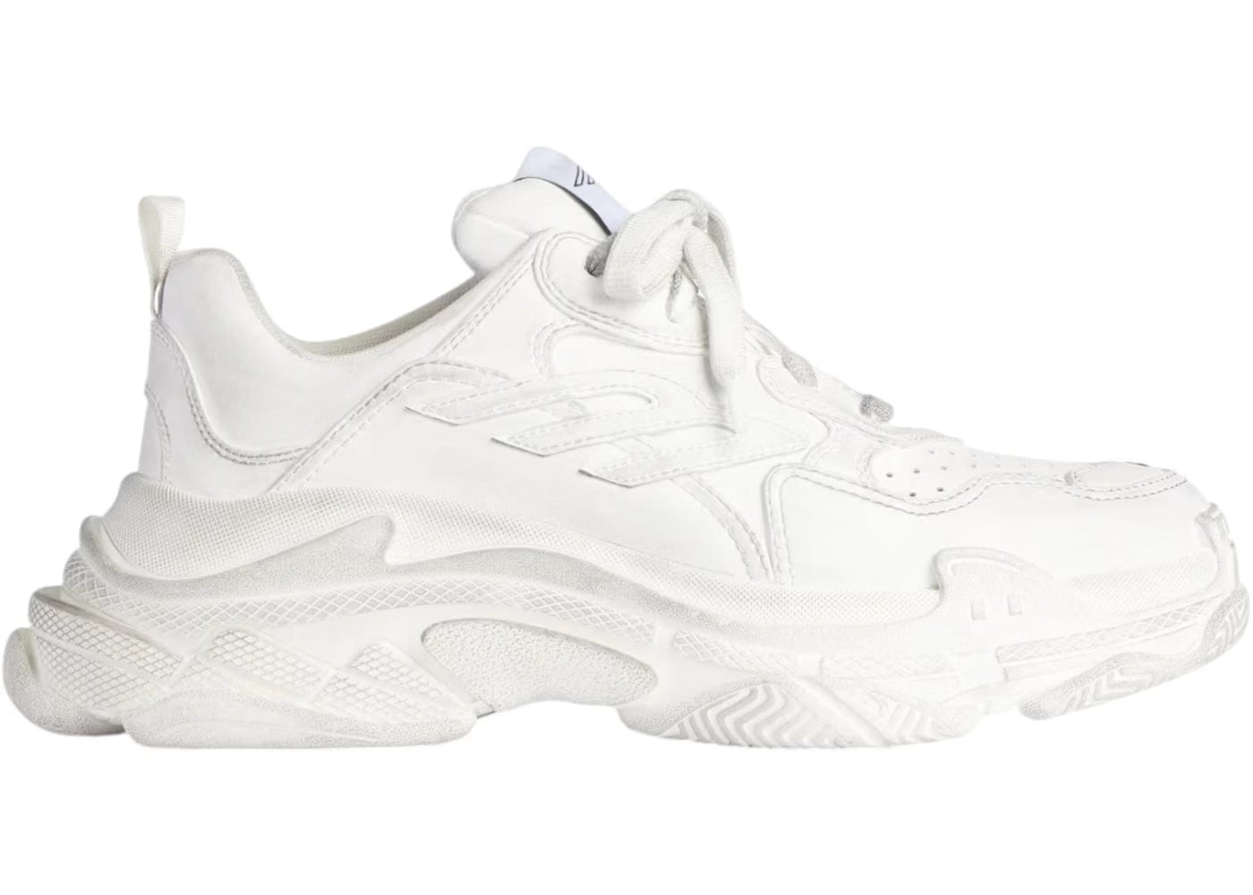 Balenciaga Triple S Sporty Sneaker Worn-Out - White