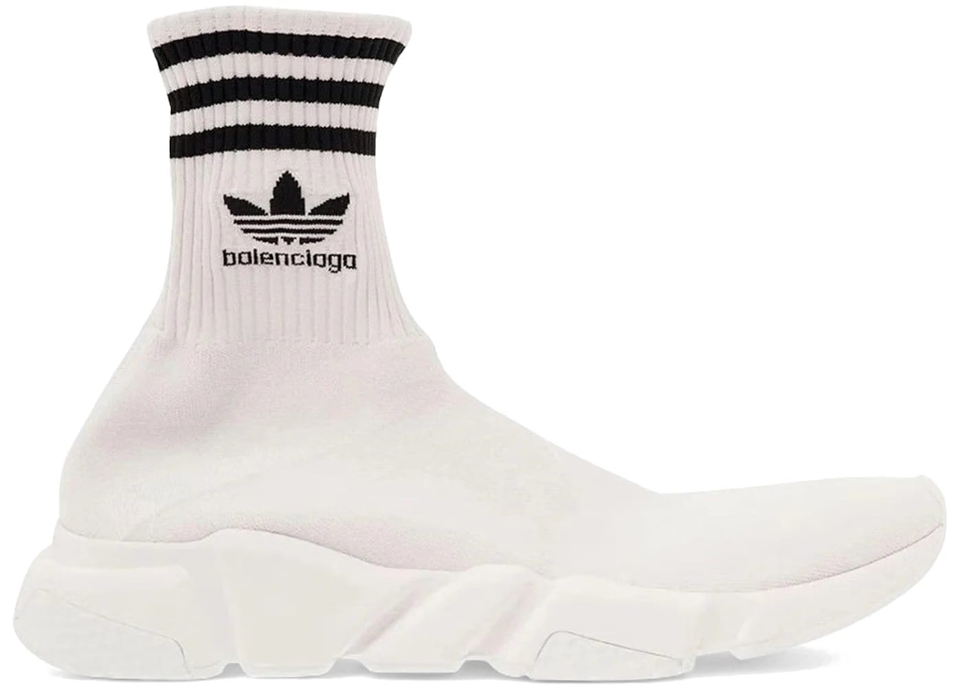 Balenciaga x Adidas Speed Trainer White Black