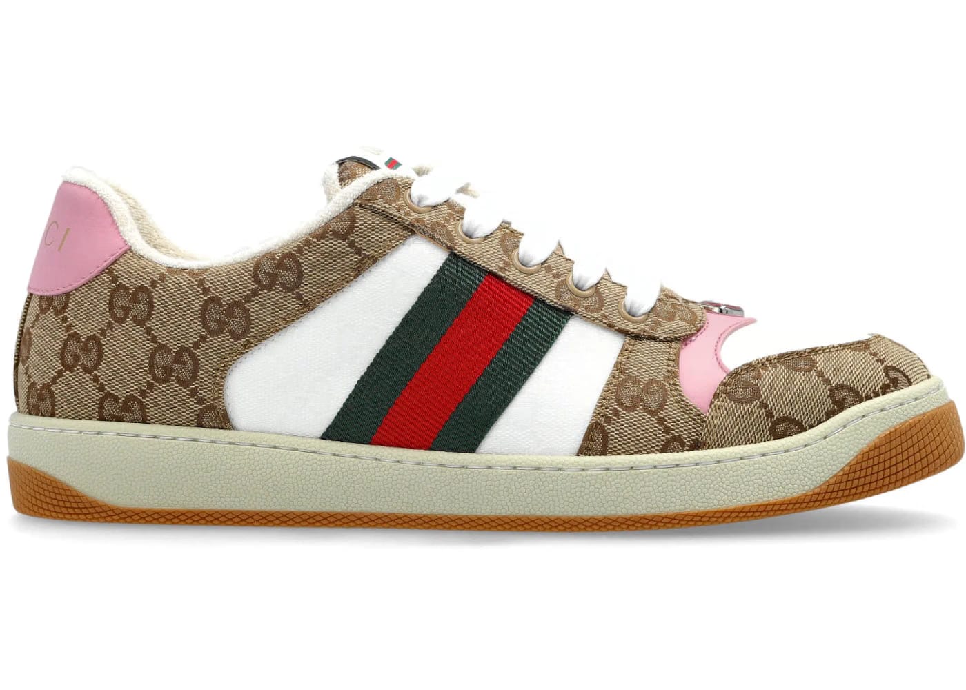 Gucci Screnner Beige Pink Womens