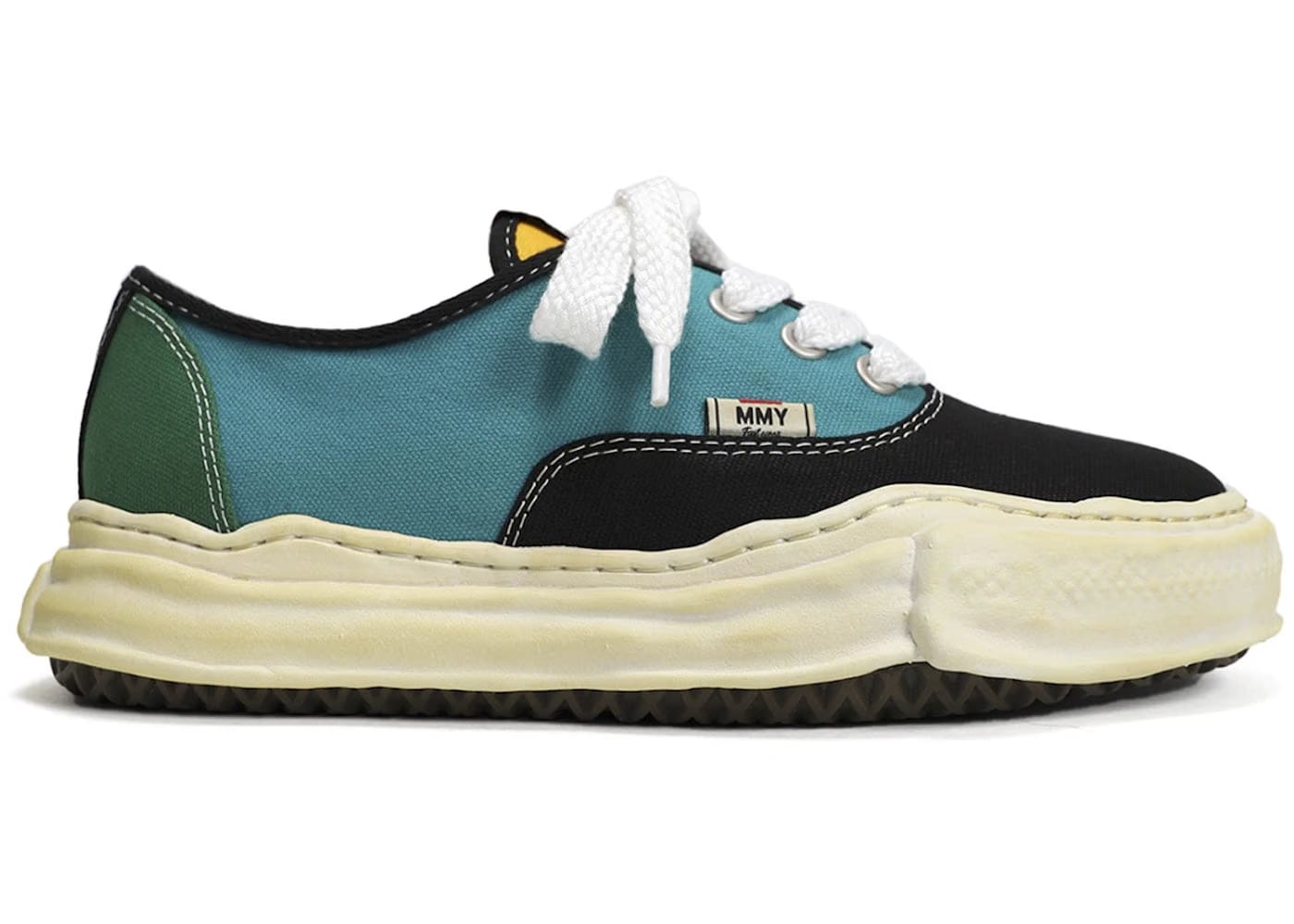 Maison Mihara Yasuhiro Baker Od Og Sole Canvas Low Blue