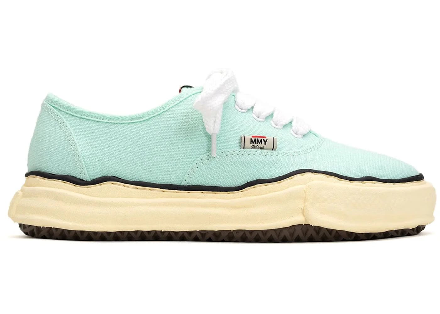 Maison Mihara Yasuhiro Baker Vintage Og Sole Canvas Low Light Blue