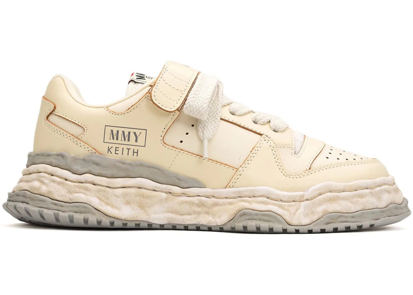 Maison Mihara Yasuhiro Keith Og Sole Vl Leather Low White