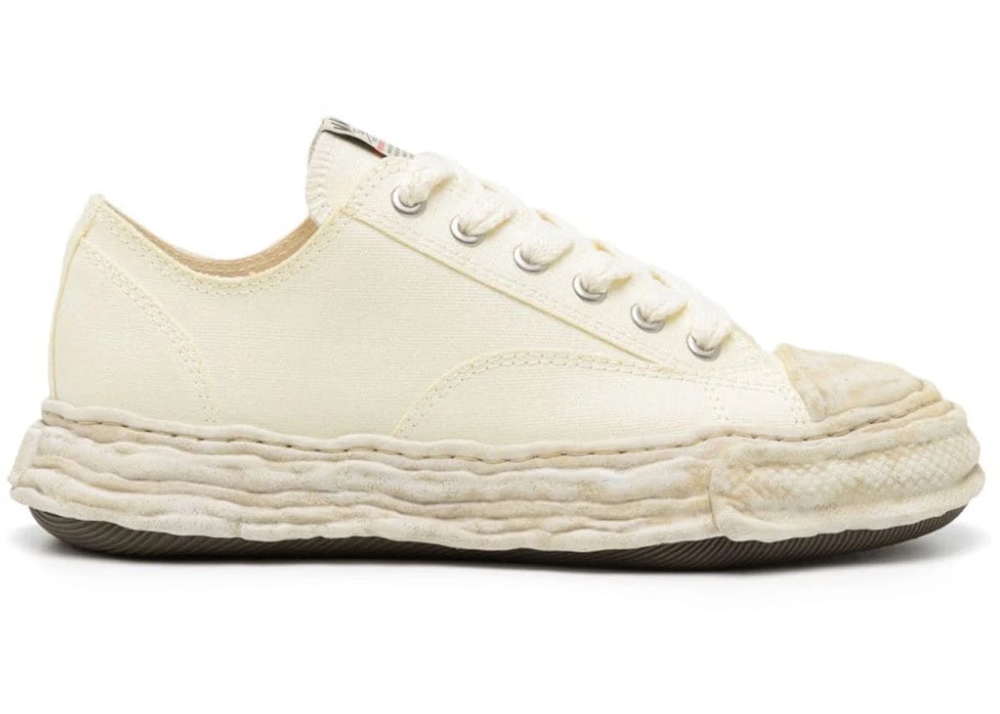 Maison Mihara Yasuhiro Peterson Low Garment Dyed - White