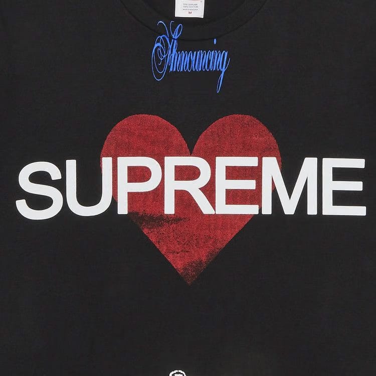 Supreme Announcing T-Shirt Black