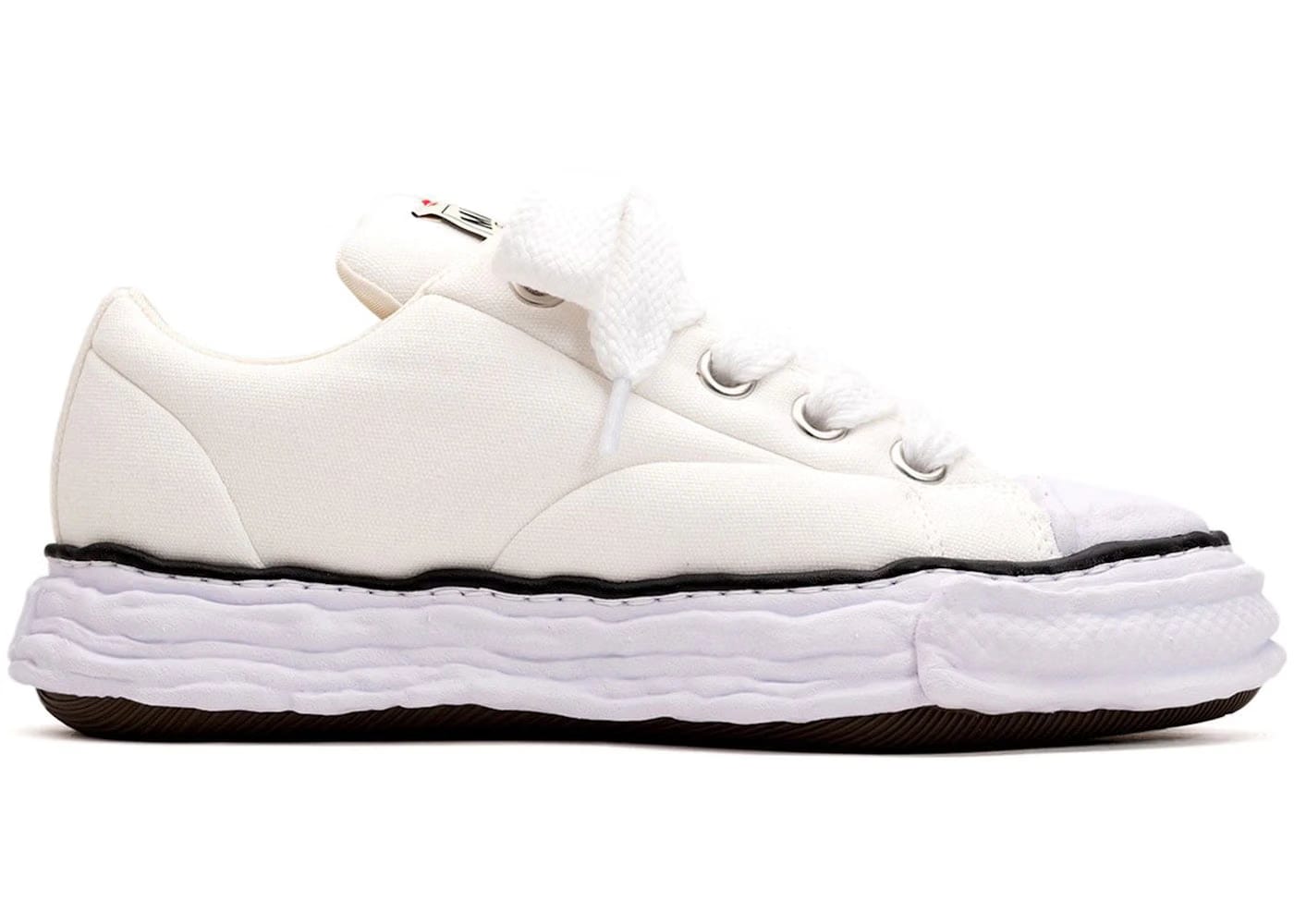 Maison Mihara Yasuhiro Peterson 23 Og Sole Padded Canvas Low White
