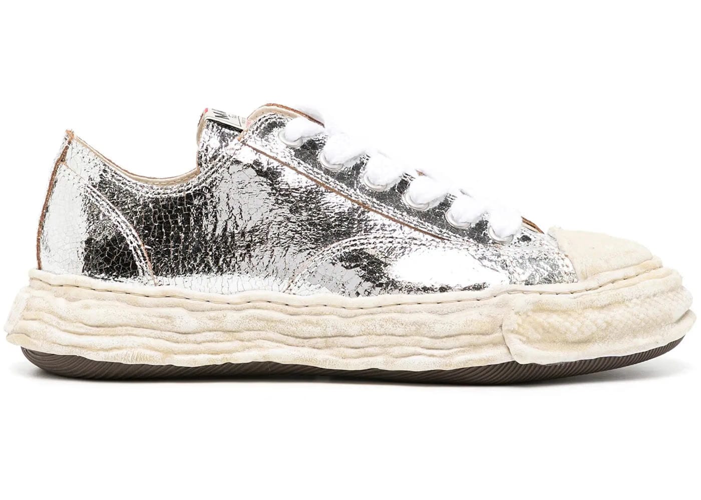 Maison Mihara Yasuhiro Peterson Low Cracking Leather - Silver