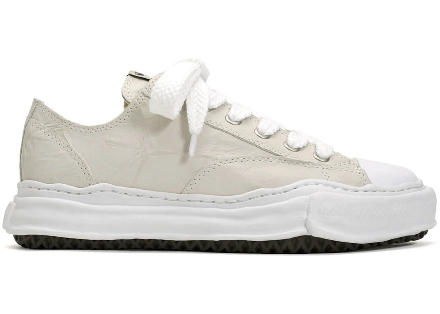 Maison Mihara Yasuhiro Peterson Og Sole Pl Leather Low White