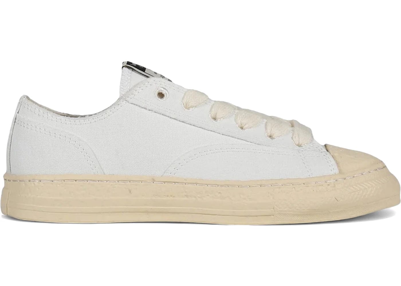 Maison Mihara Yasuhiro Roy Past Sole Canvas Low White