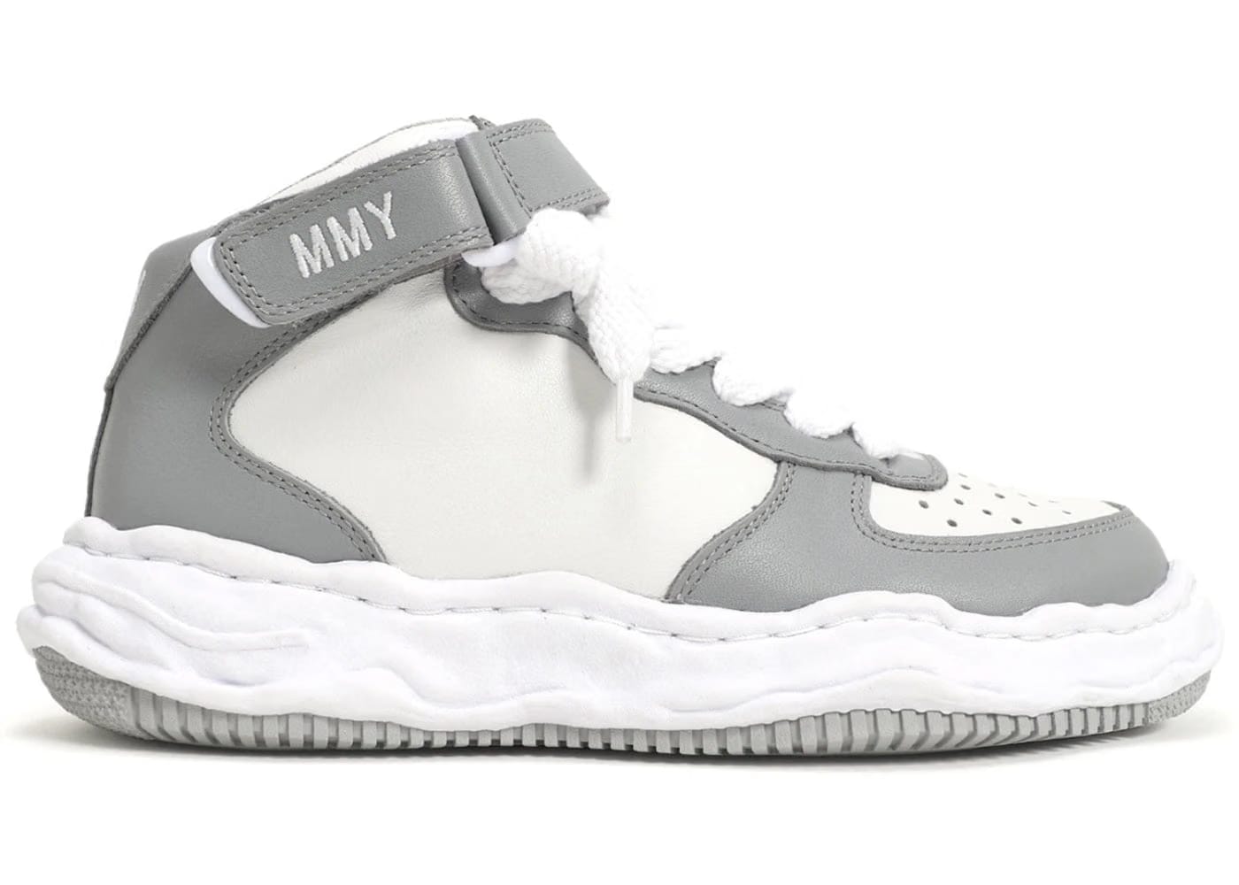 Maison Mihara Yasuhiro Wayne Og Sole High White Grey