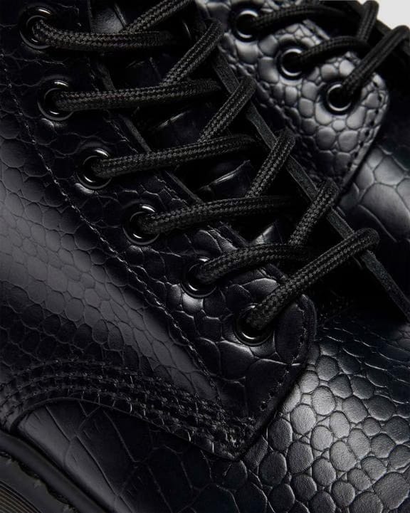 1460 Croco - Black - Womens