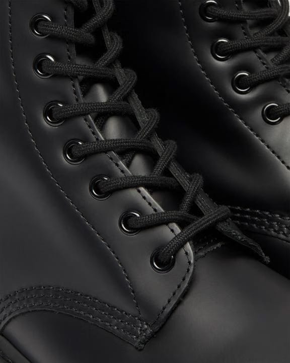 1460 Mono Smooth Leather Lace Up Boots - Black - Mens