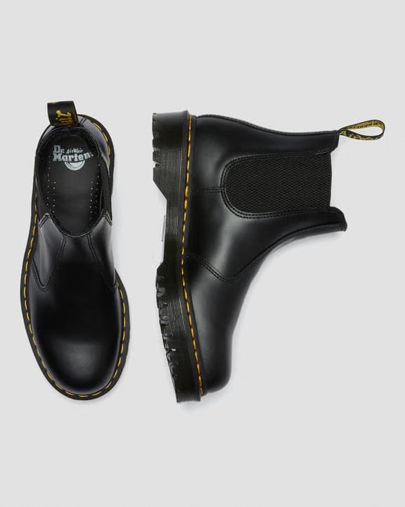2976 Bex Smooth Leather Chelsea Boots - Black - Mens