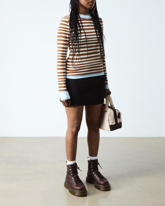 Buzz 8-Eye - Dark Brown - Womens
