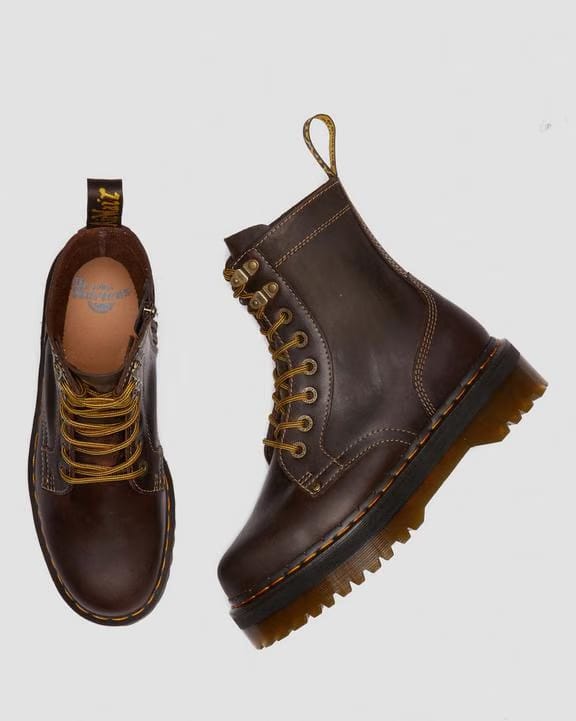 Jadon Boot Arc Crazy Horse Platforms - Brown - Mens