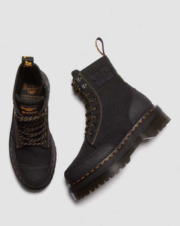 Jadon Boot Ganni Extra Tough Platforms - Black - Mens