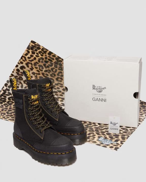 Jadon Boot Ganni Extra Tough Platforms - Black - Mens