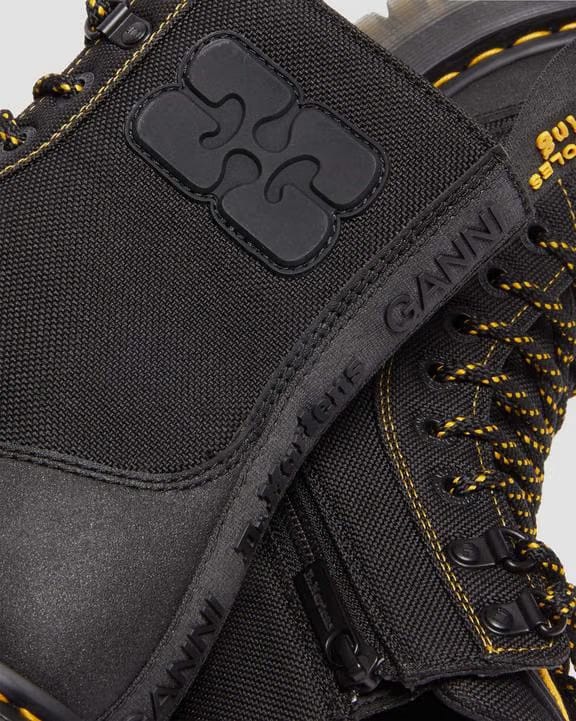 Jadon Boot Ganni Extra Tough Platforms - Black - Mens