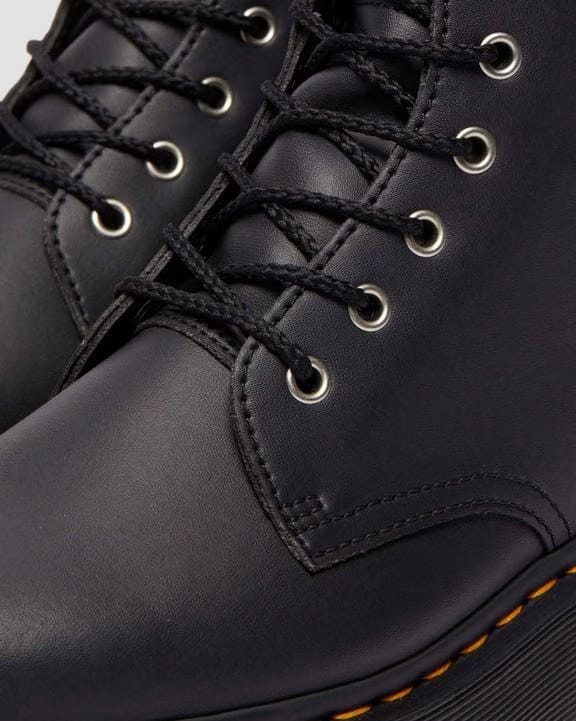 Jadon Boot Genix Nappa Reclaimed Leather Platforms - Black - Womens