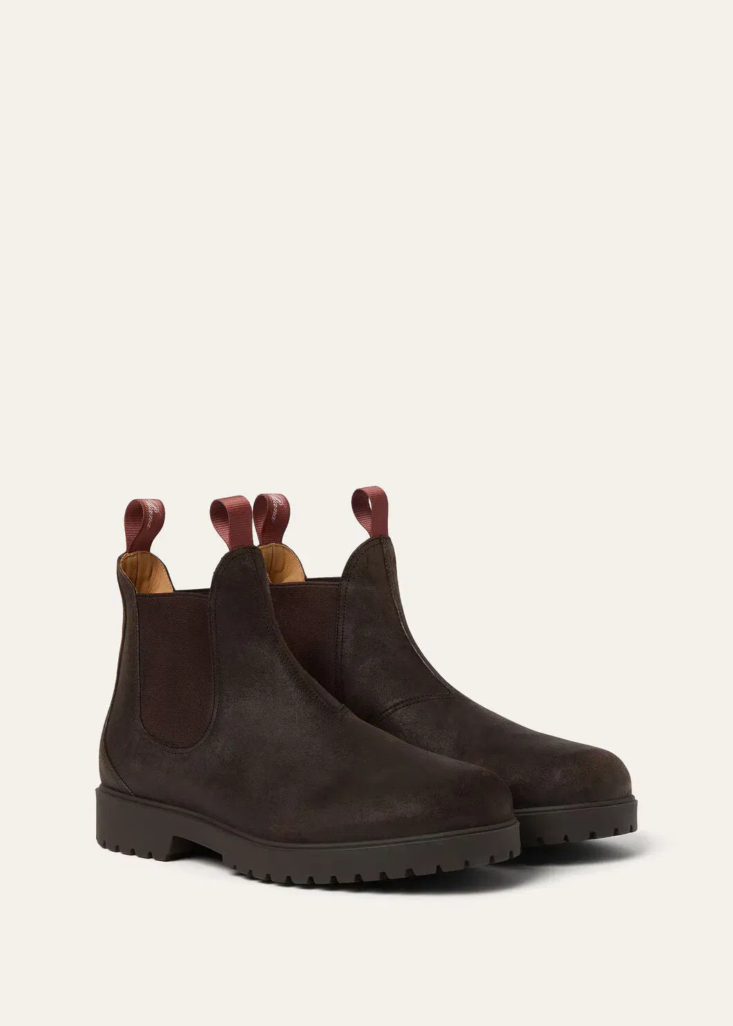 LoroPiana Dover Walk Chelsea Boot Very Dark Brown