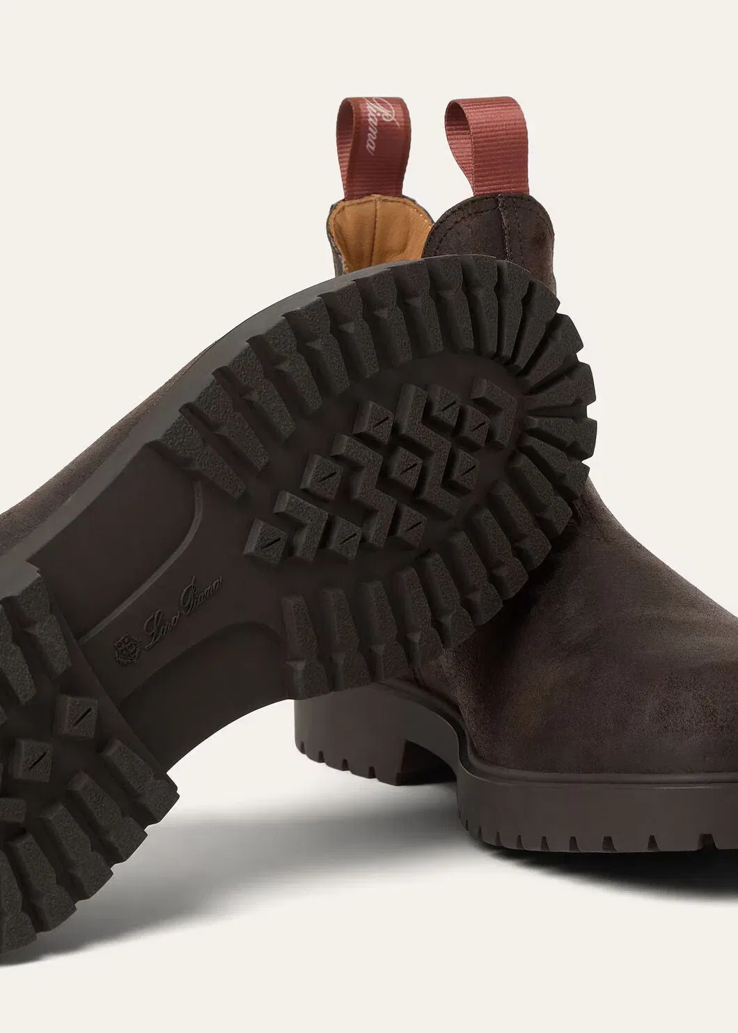 LoroPiana Dover Walk Chelsea Boot Very Dark Brown