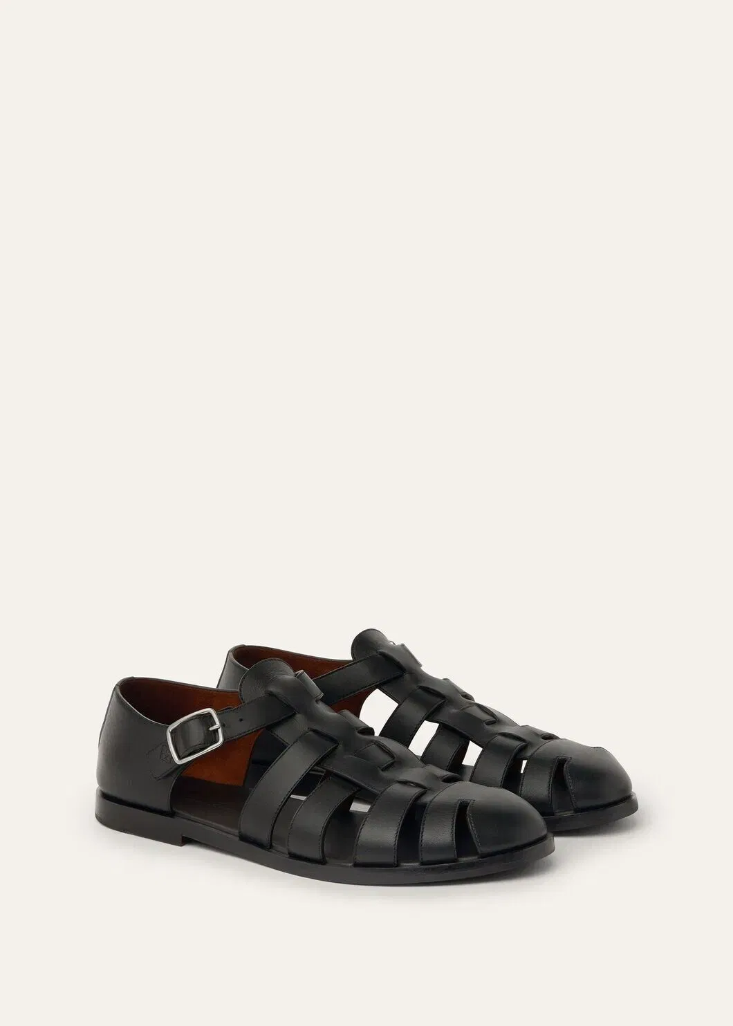 LoroPiana Maxime Walk Sandal Black