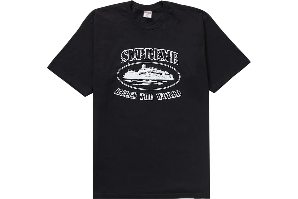 Supreme Corteiz Rules The World T-Shirt Black