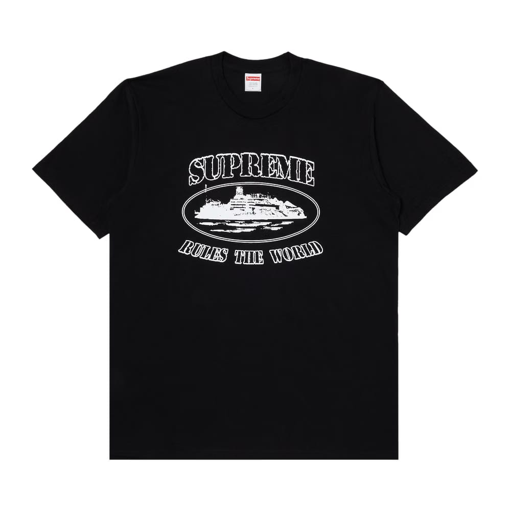 Supreme Corteiz Rules The World T-Shirt Black