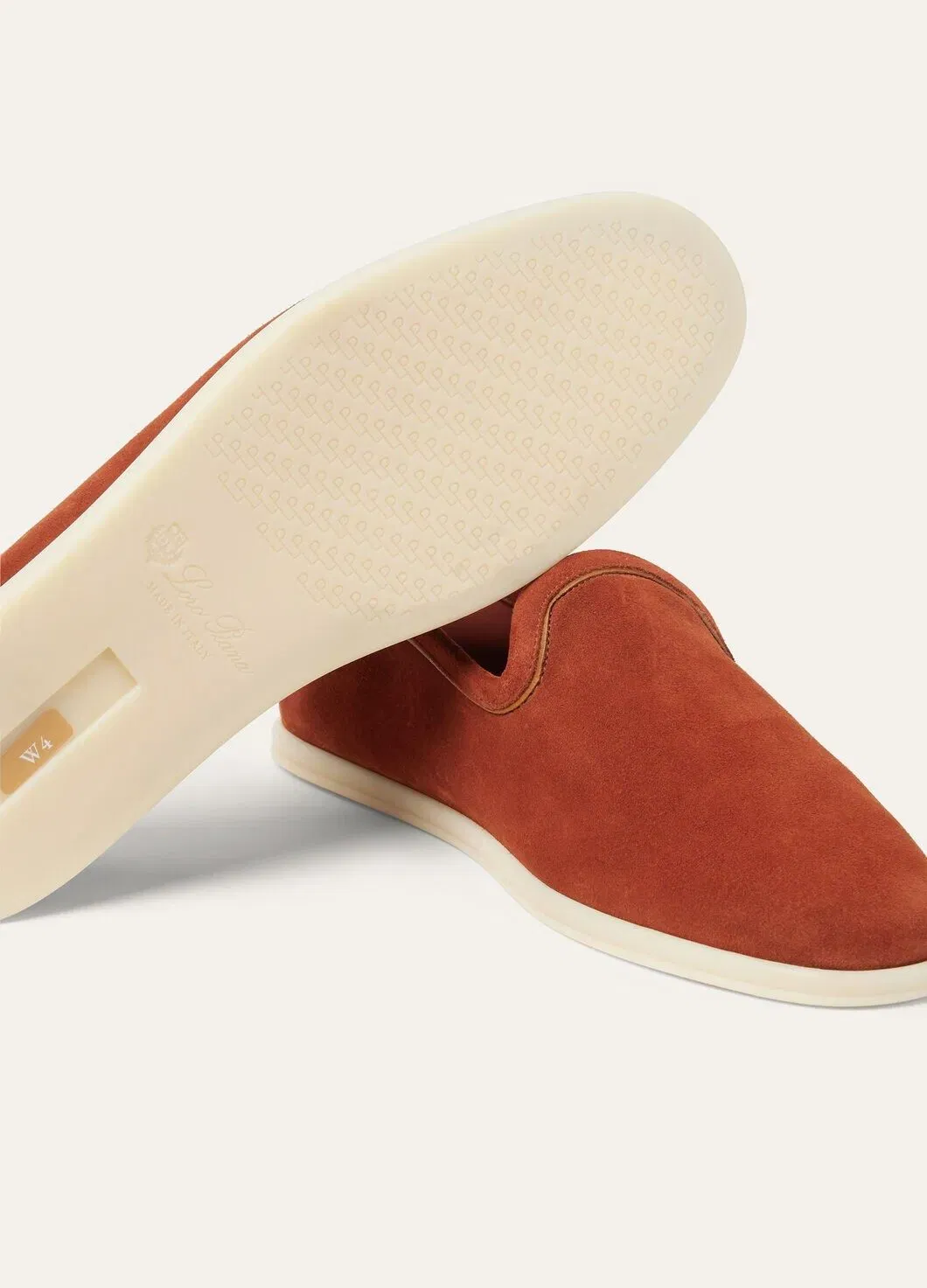 LoroPiana Venice Walk Loafer Dark Brick