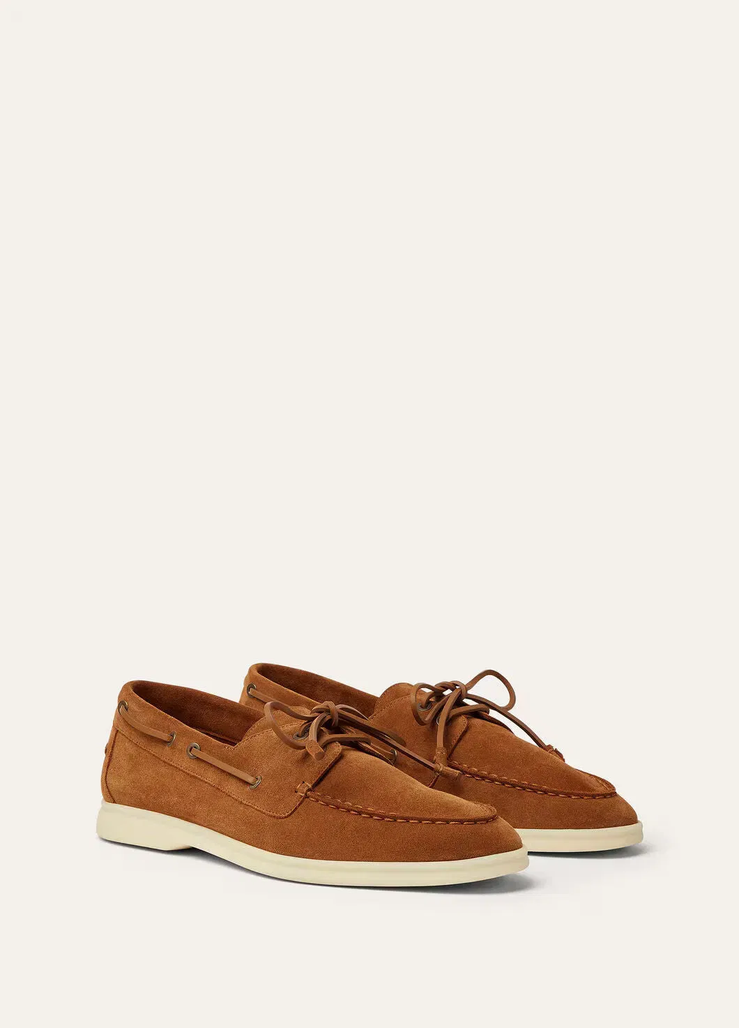 LoroPiana Sea-Sail Walk Loafer Cocoa