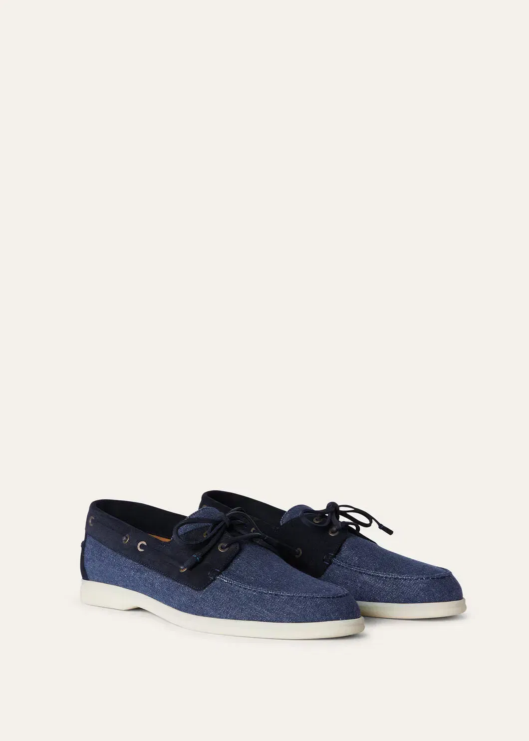 LoroPiana Sea-Sail Walk Loafer Surge Blue