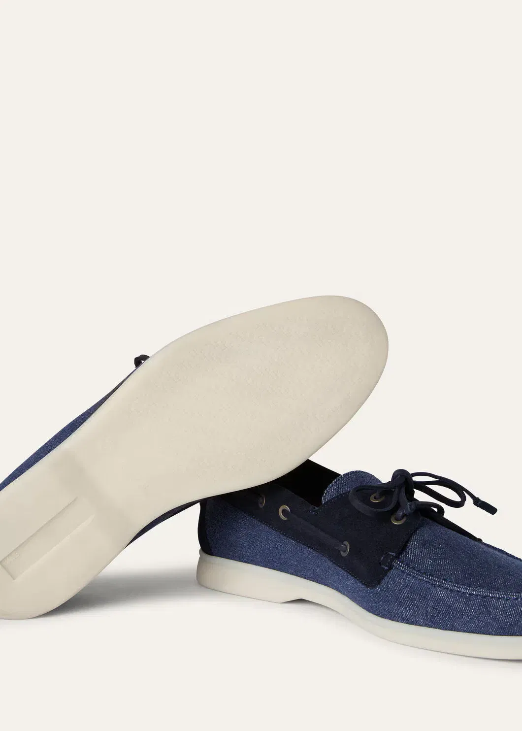 LoroPiana Sea-Sail Walk Loafer Surge Blue