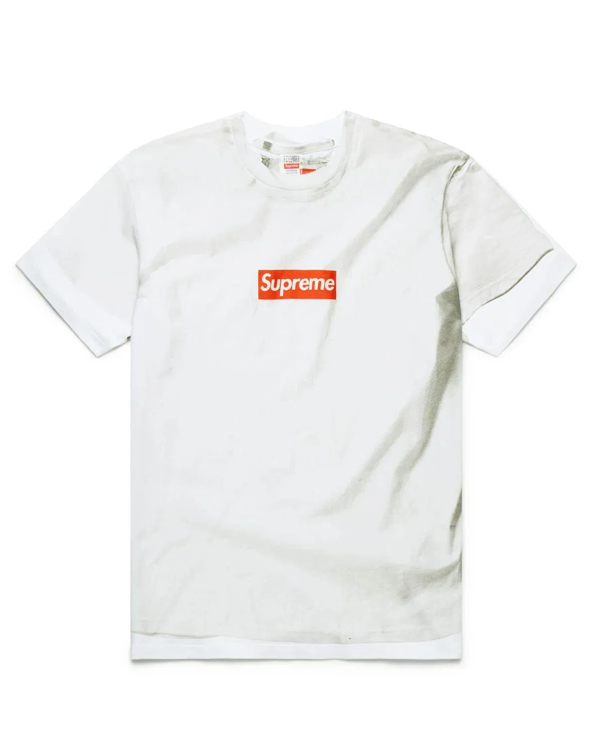 Supreme MM6 Maison Margiela Box Logo T-Shirt White