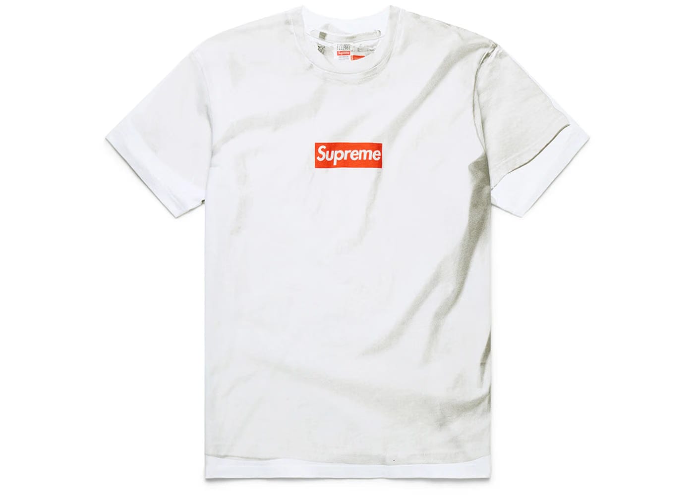 Supreme MM6 Maison Margiela Box Logo T-Shirt White