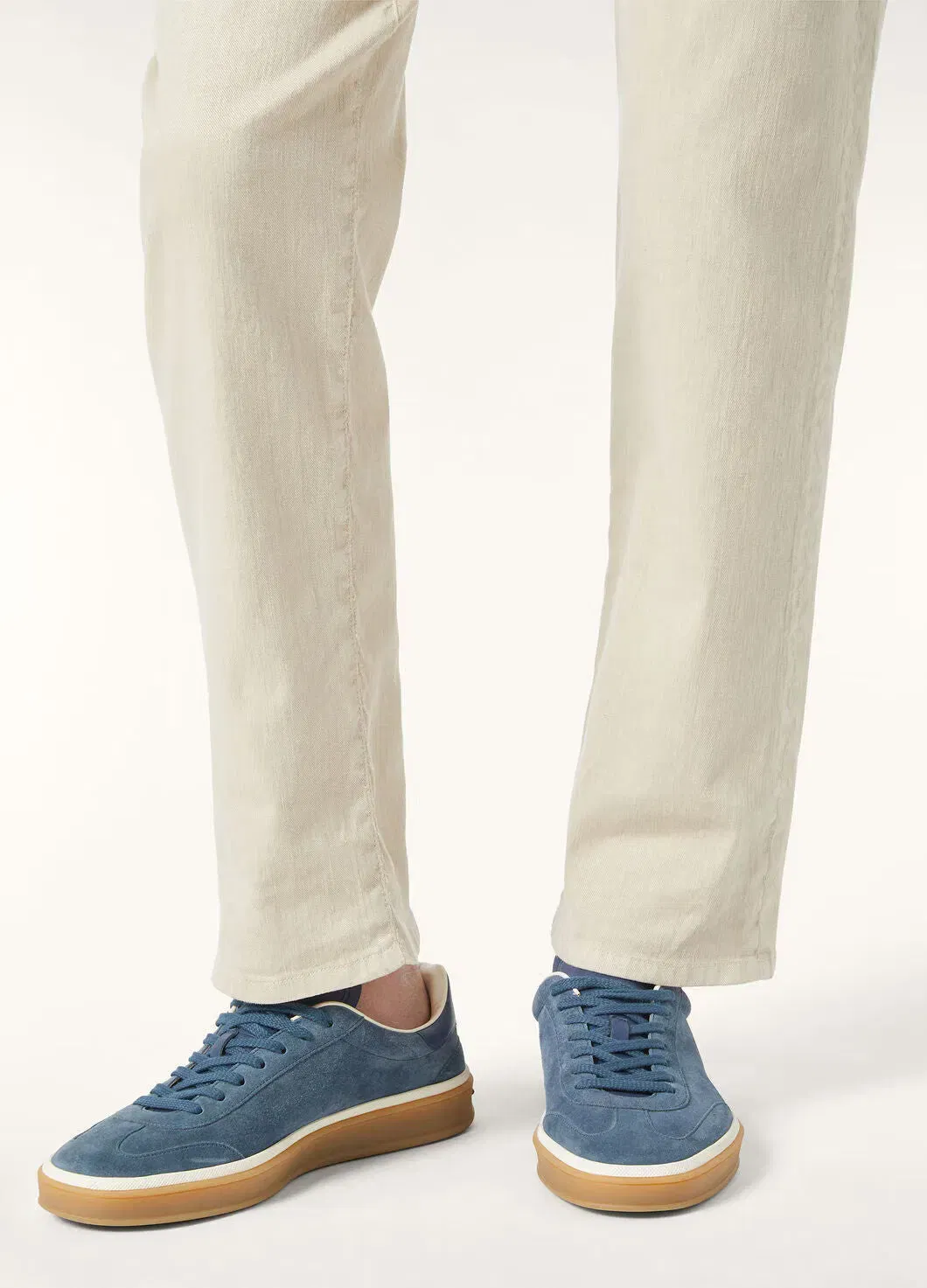 LoroPiana Tennis Walk Sneaker Black Figs
