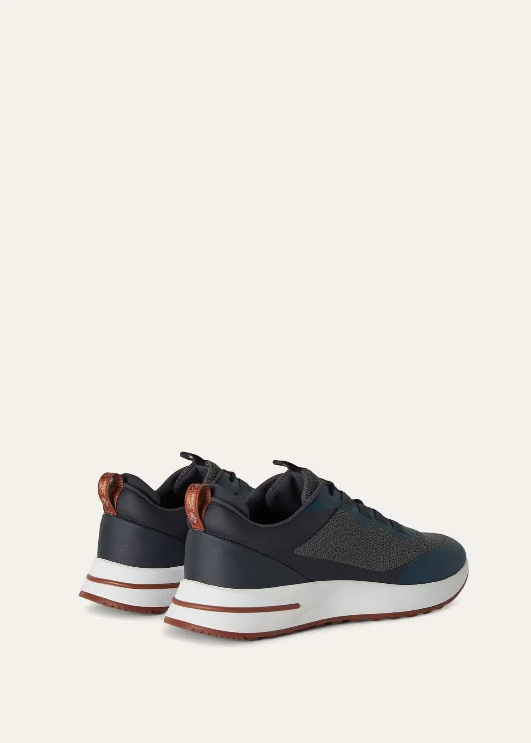 LoroPiana Week End Walk Sneaker Charcoal Blue
