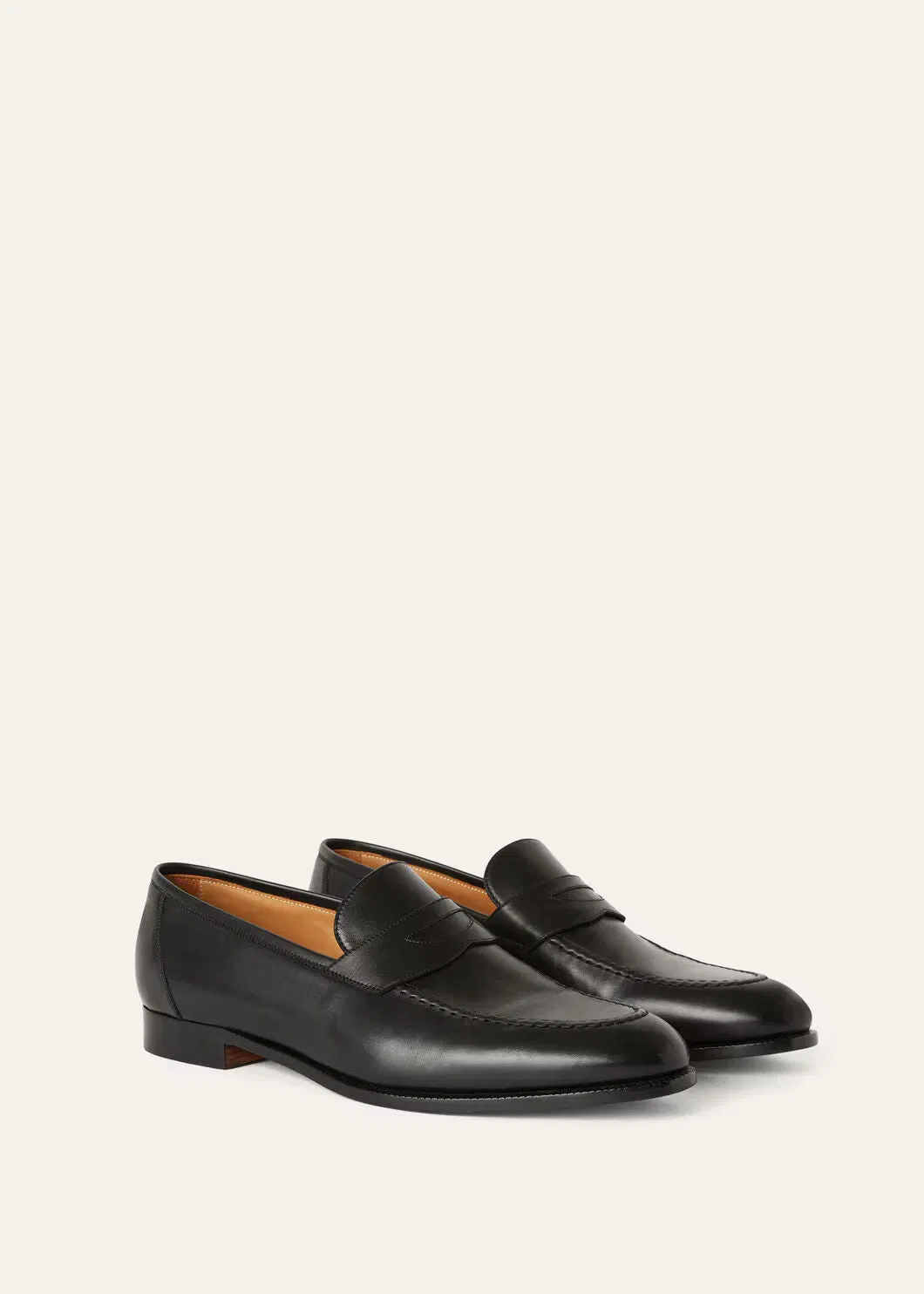 LoroPiana Sergio Loafer Black