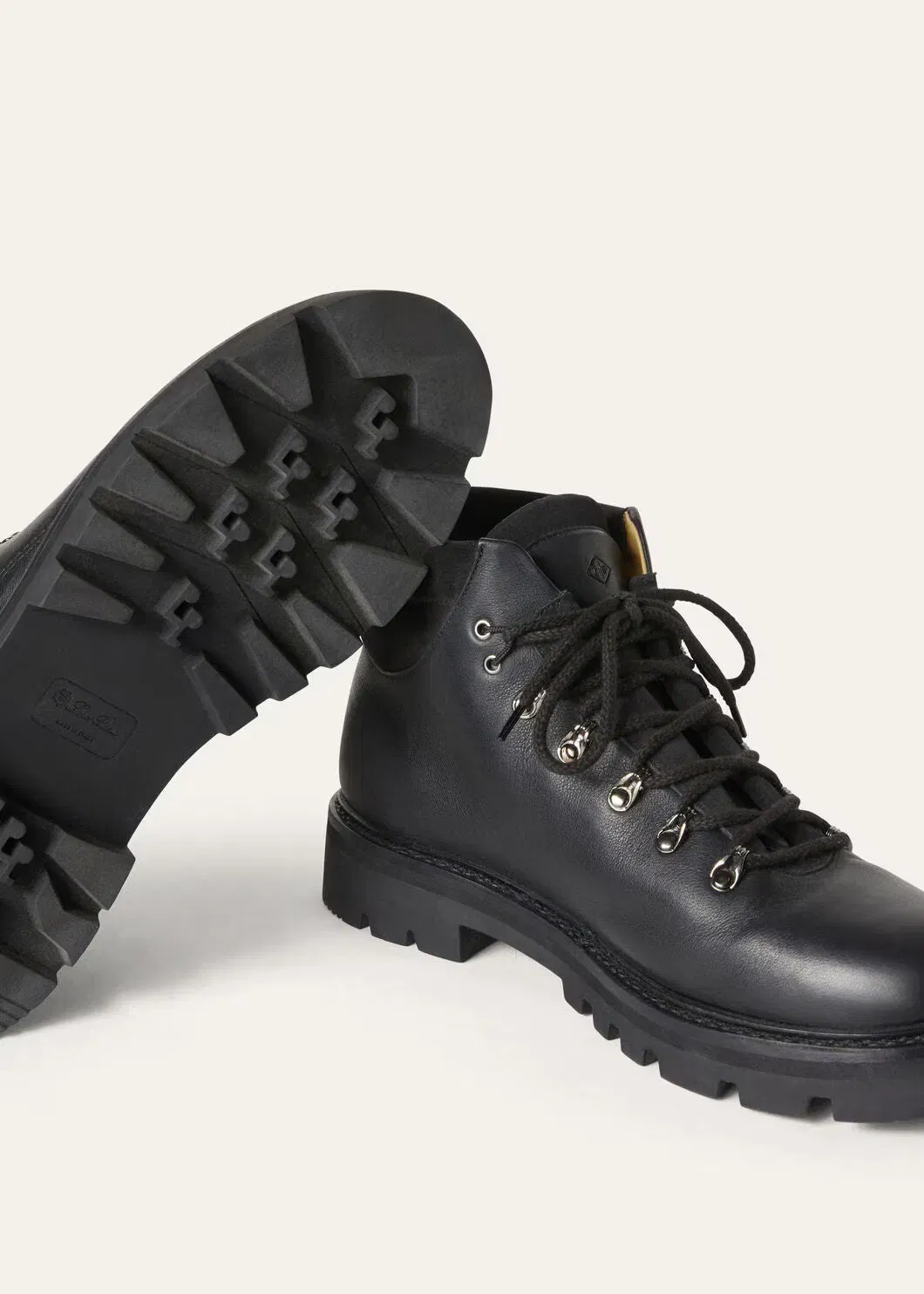 LoroPiana Beinn Walk Ankle Boot Black