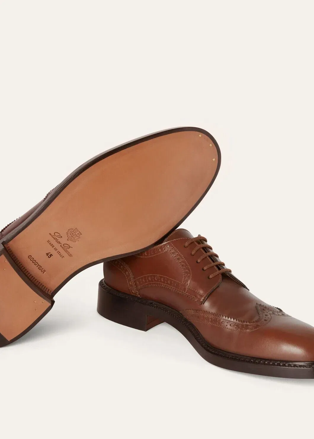 LoroPiana Oliver Walk Derby Cuoio Inglese