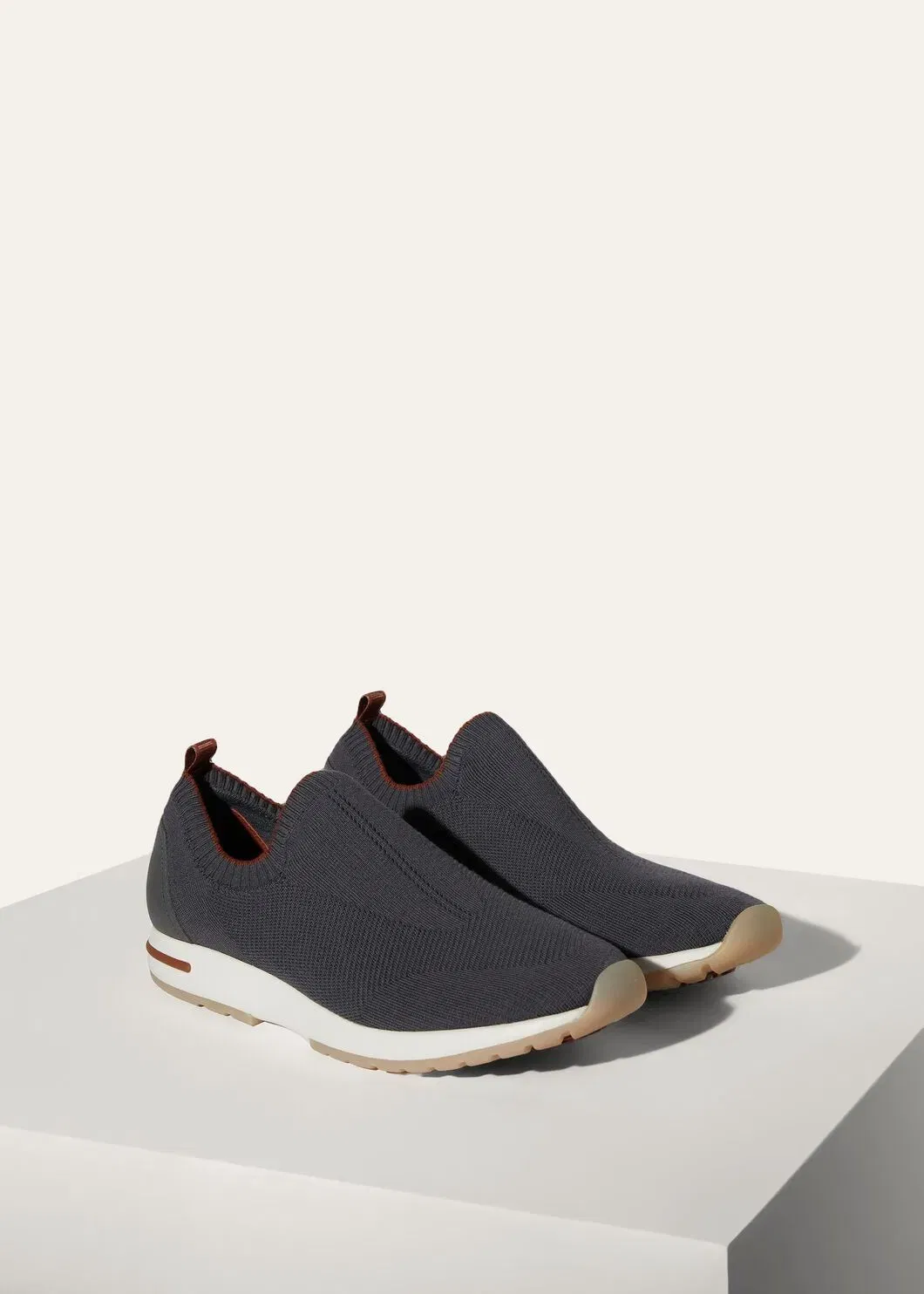 LoroPiana 360 LP Flexy Walk Sneaker Gray/Brick Ted