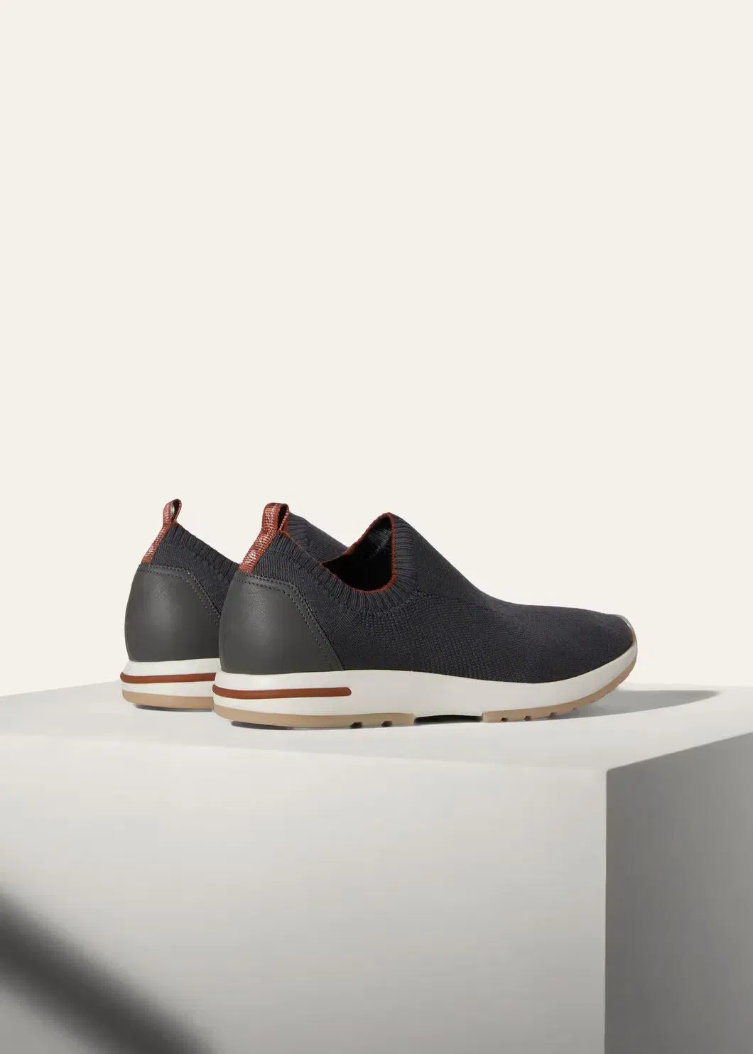 LoroPiana 360 LP Flexy Walk Sneaker Gray/Brick Ted