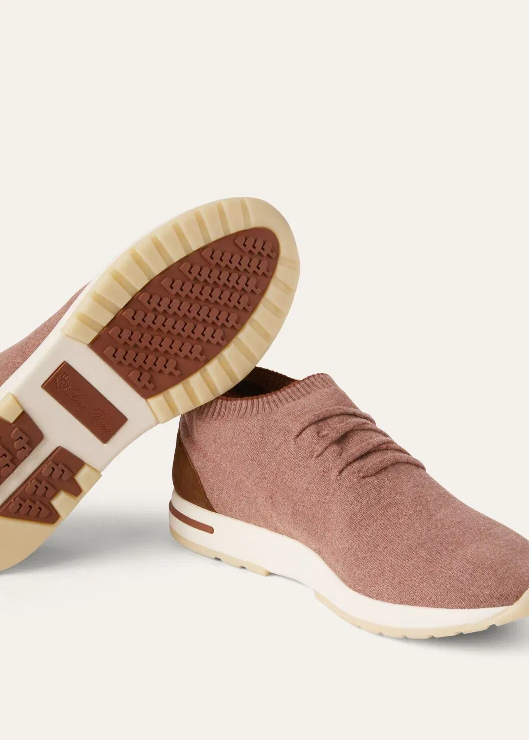 LoroPiana Loro 360 LP Flexy Walk Sneaker Red Sand Melange