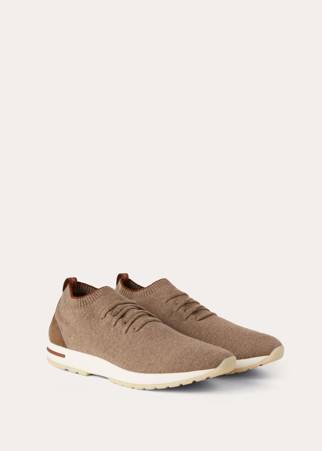 LoroPiana Loro 360 LP Flexy Walk Sneaker Grain Brown Melange