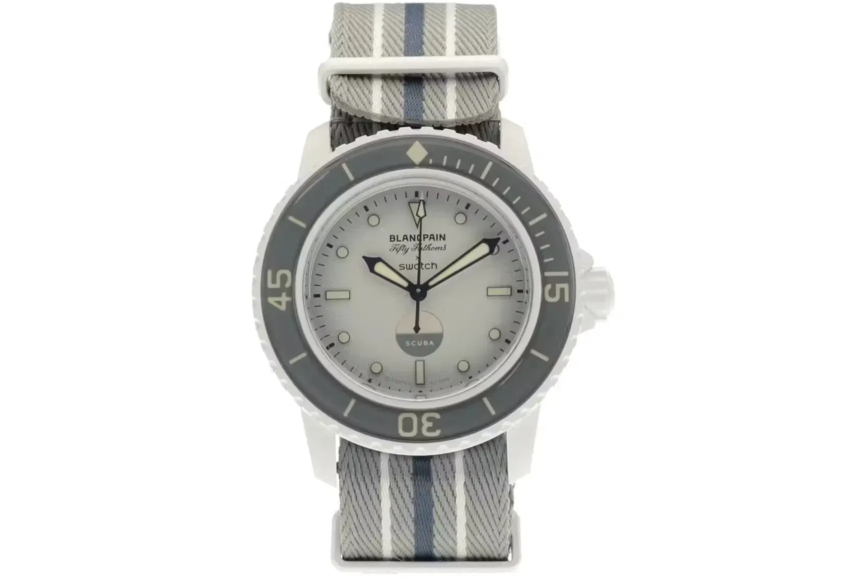 Blancpain x Swatch Scuba Fifty Fathoms Antarctic Ocean Grey